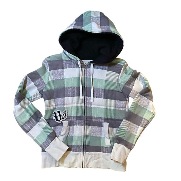 Vintage Volcom Hoodie Zip up size medium‎ thick skate surf - Picture 1 of 11